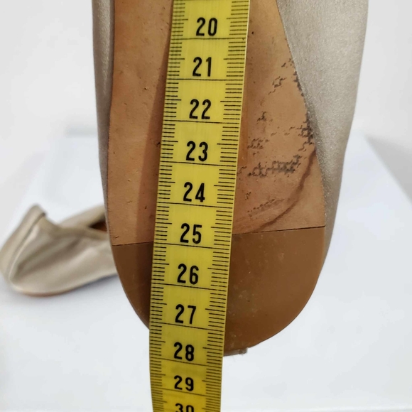 Chloe Ballerina Flats with Beautiful Hand Beading and Stones, Size 39 - Picture 11 of 12